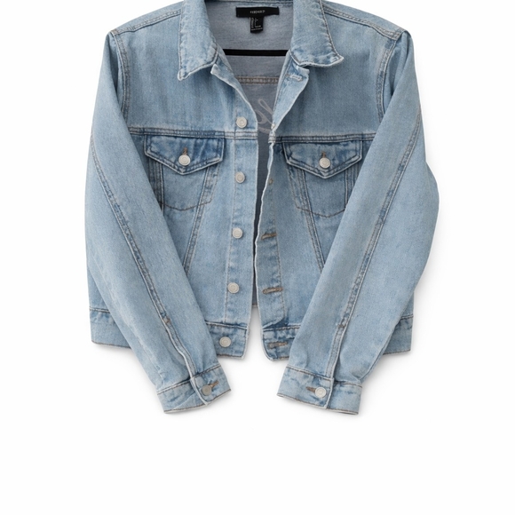 Women's Blue Denim Jacket - Picture 6 of 6